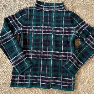 Ann Taylor Plaid Sweater